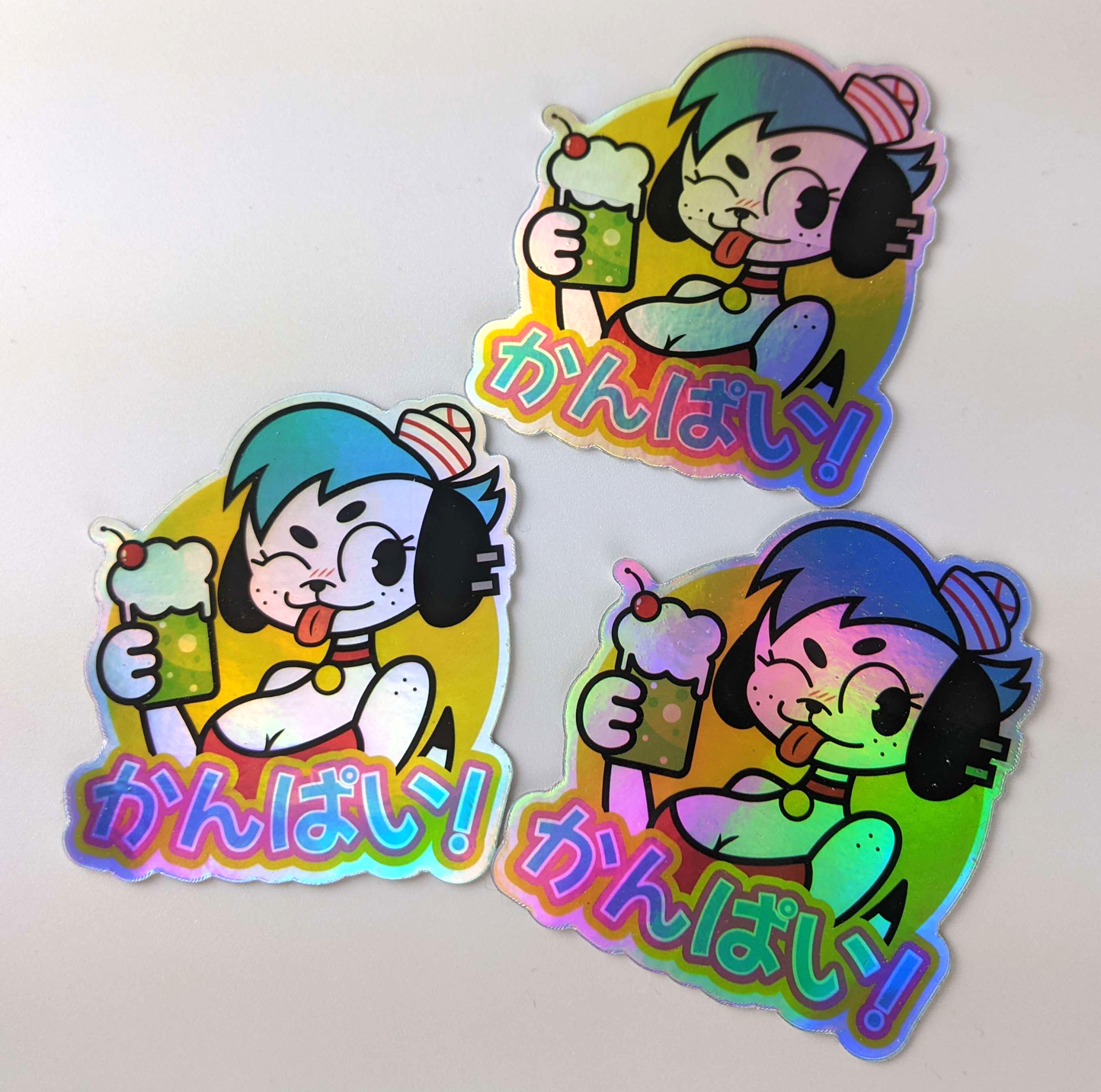 Cheers!/かんぱい! (Holographic Sticker)