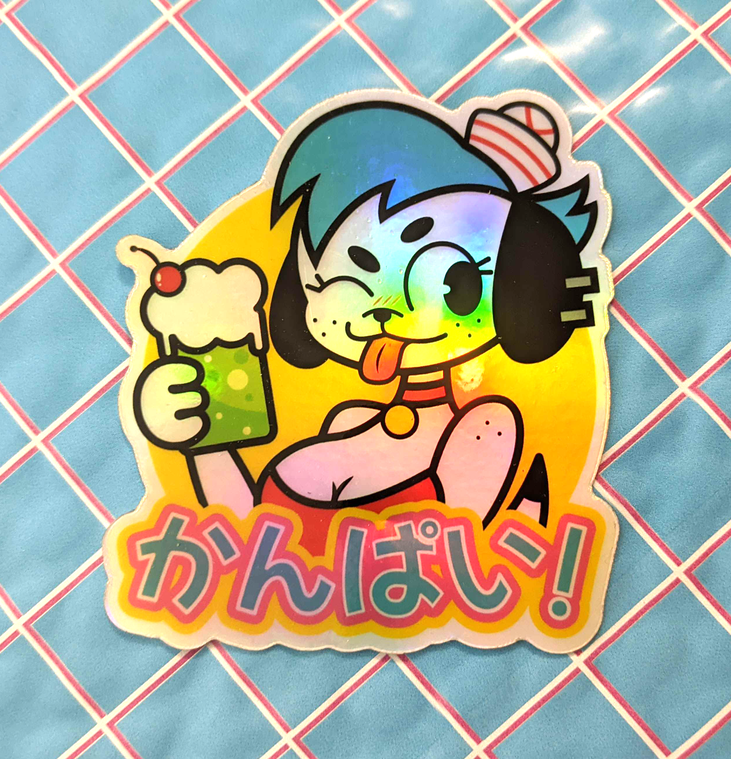 Cheers!/かんぱい! (Holographic Sticker)