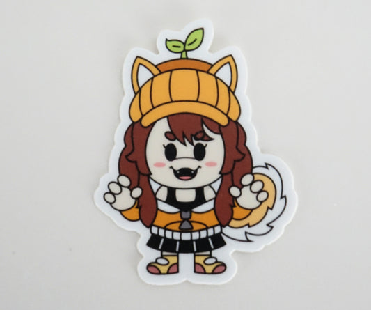 Small Die Cut Sticker- Aki (Orange is Borange)