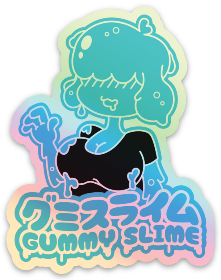 Gummy Slime /グミスライム (Holographic Sticker)