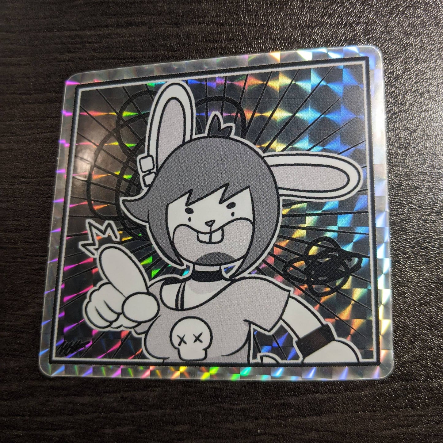 Pepper screaming at YOU! (Prismatic / Glossy Sticker)
