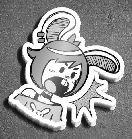 Pepper Shocked (Vinyl / Glossy Sticker)