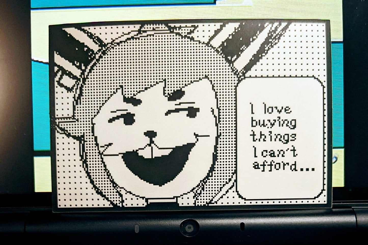 I love buying things I can't afford... (Vinyl / Matte Sticker)