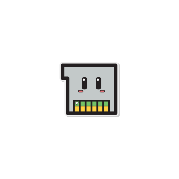 Cartridge Pal: Version 3D (Acrylic Pin)