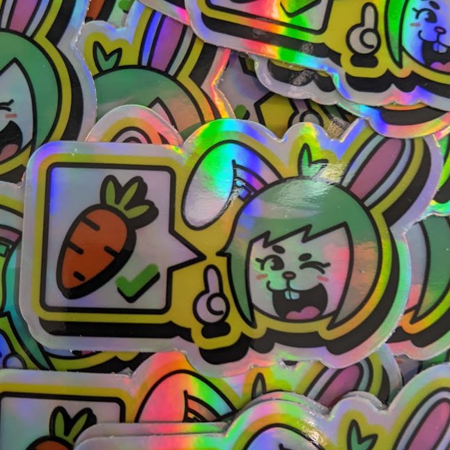 Pepper Says! (Holographic Sticker)