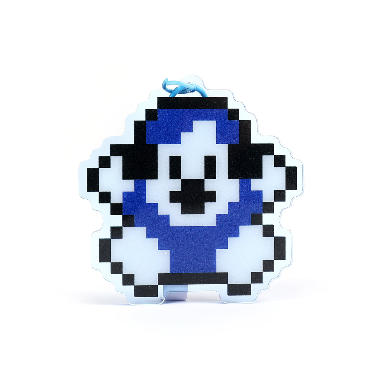 Matt the Snow Monster Pixel Acrylic Keychain