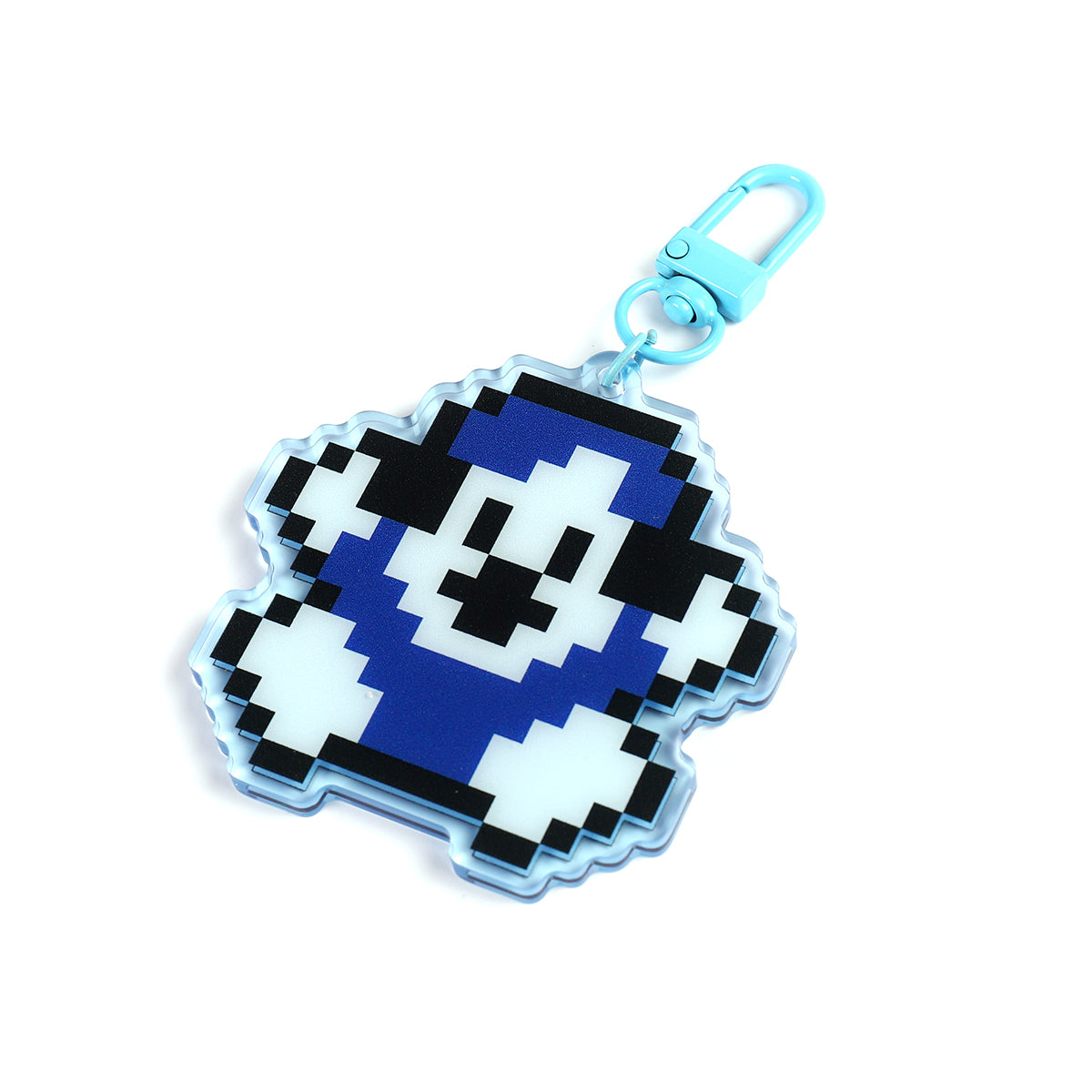 Matt the Snow Monster Pixel Acrylic Keychain