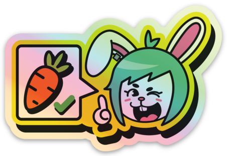 Pepper Says! (Holographic Sticker)