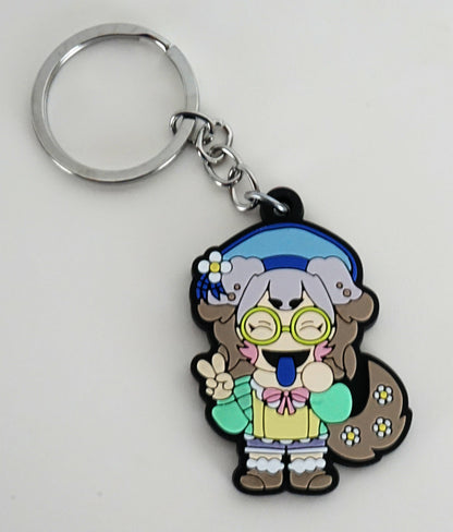 Rubber Keychain- Renn