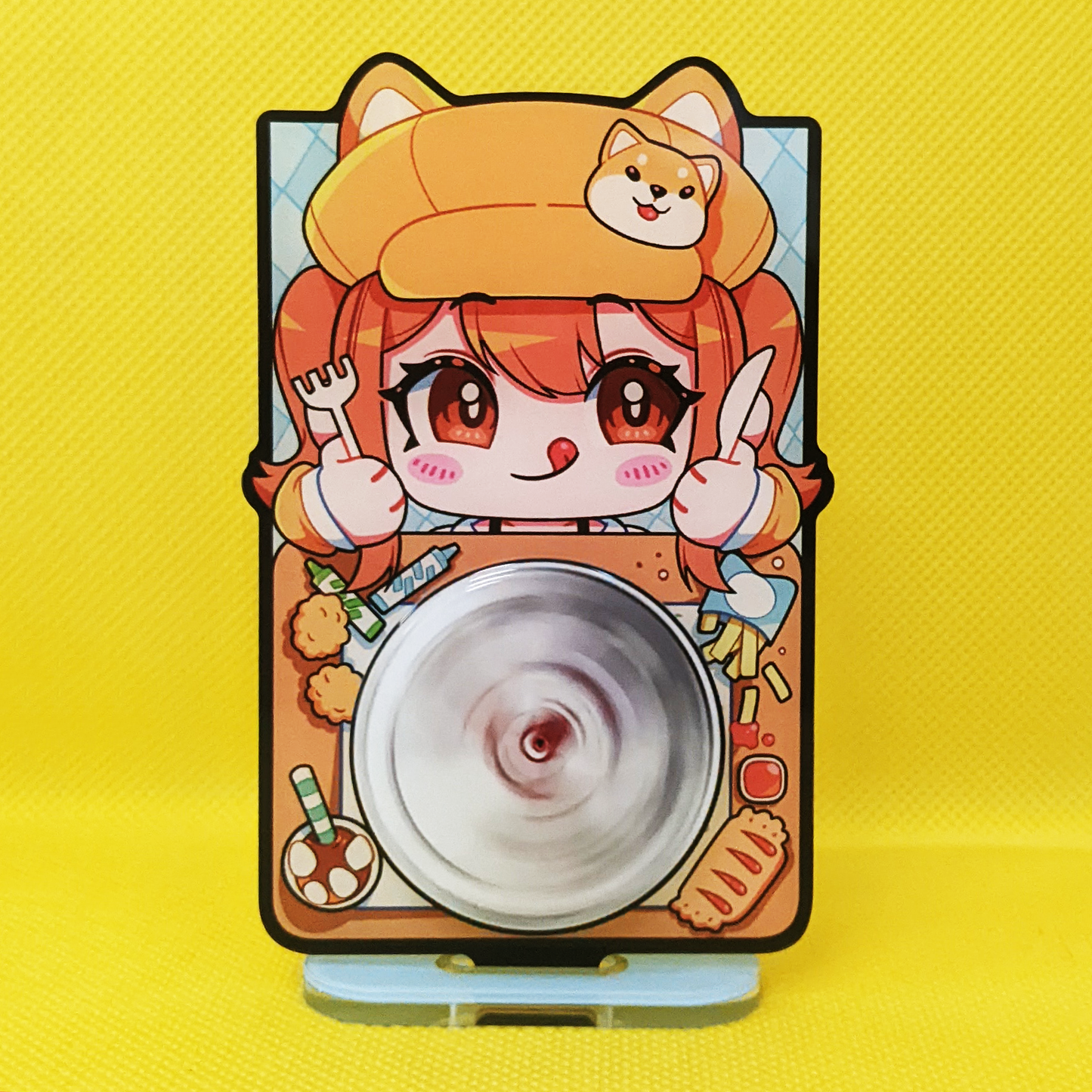 Acrylic Spinners- Aki (OrangeIsBorange) Summer Edition