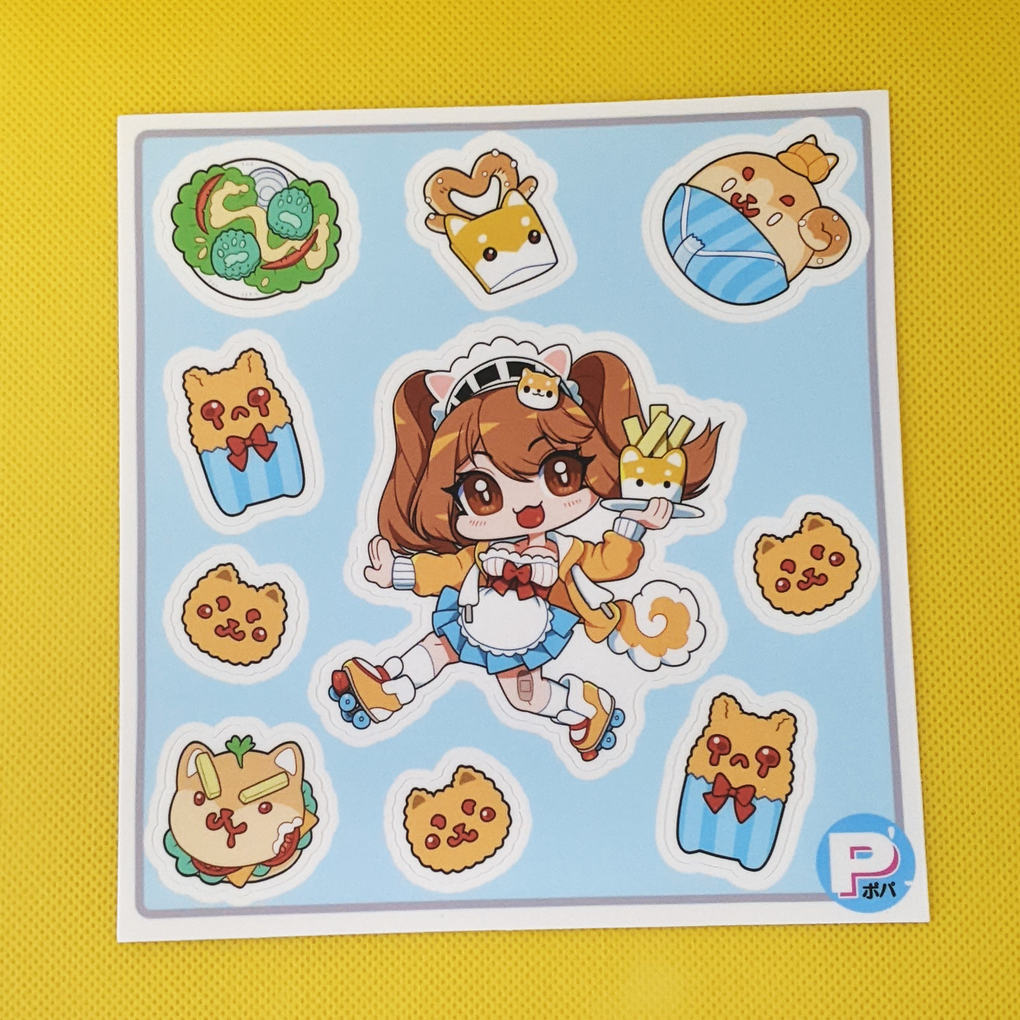 Summertime Treat Cuties- Aki Sticker Sheet