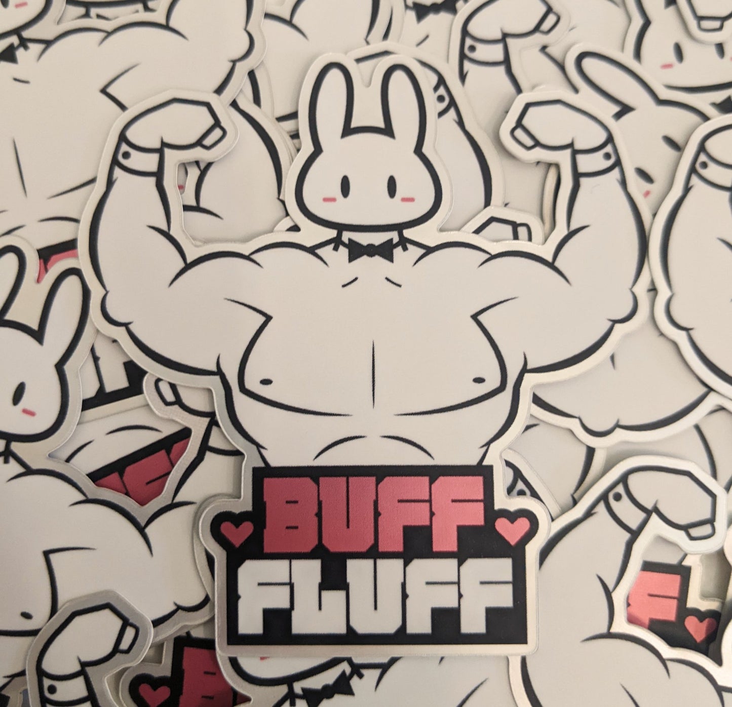 Buff Fluff (Holographic/ Matte Sticker)