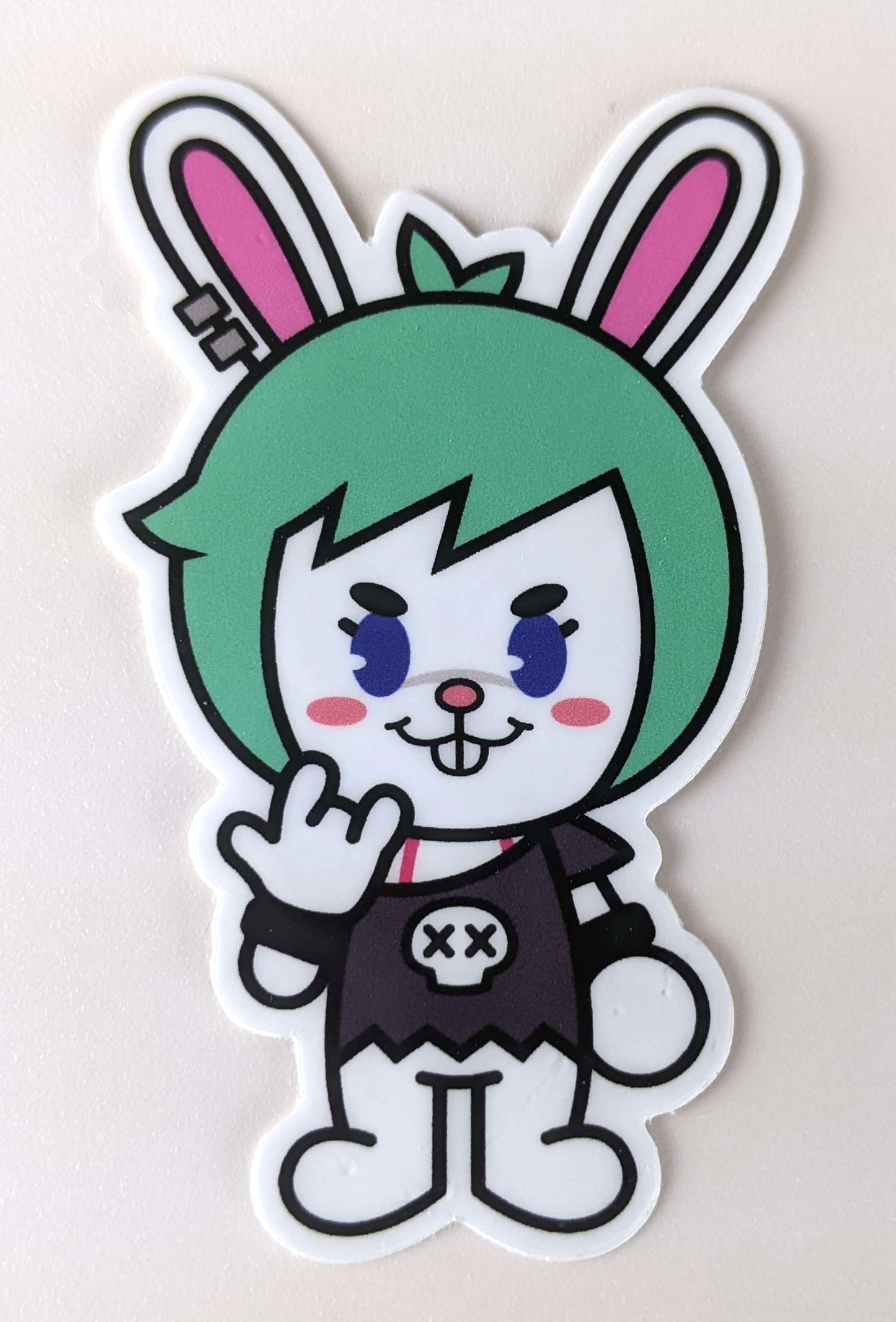 Pepper the Rockin' Rabbit (Vinyl Sticker)