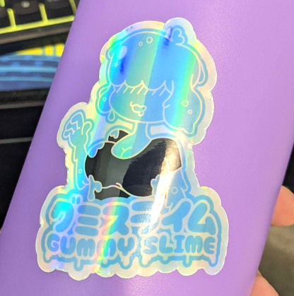 Gummy Slime /グミスライム (Holographic Sticker)