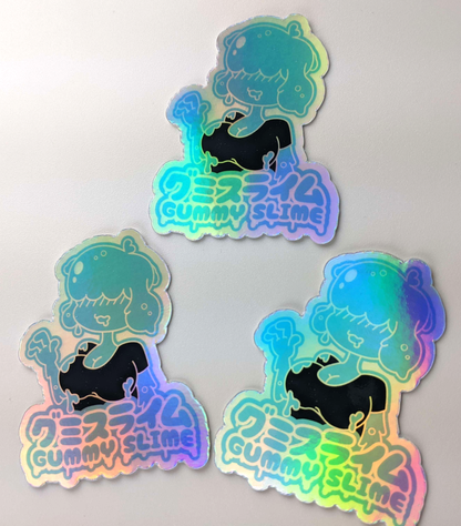 Gummy Slime /グミスライム (Holographic Sticker)